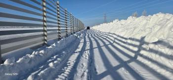 Новую технологию защиты от снежных сугробов на дорогах тестируют в Казахстане